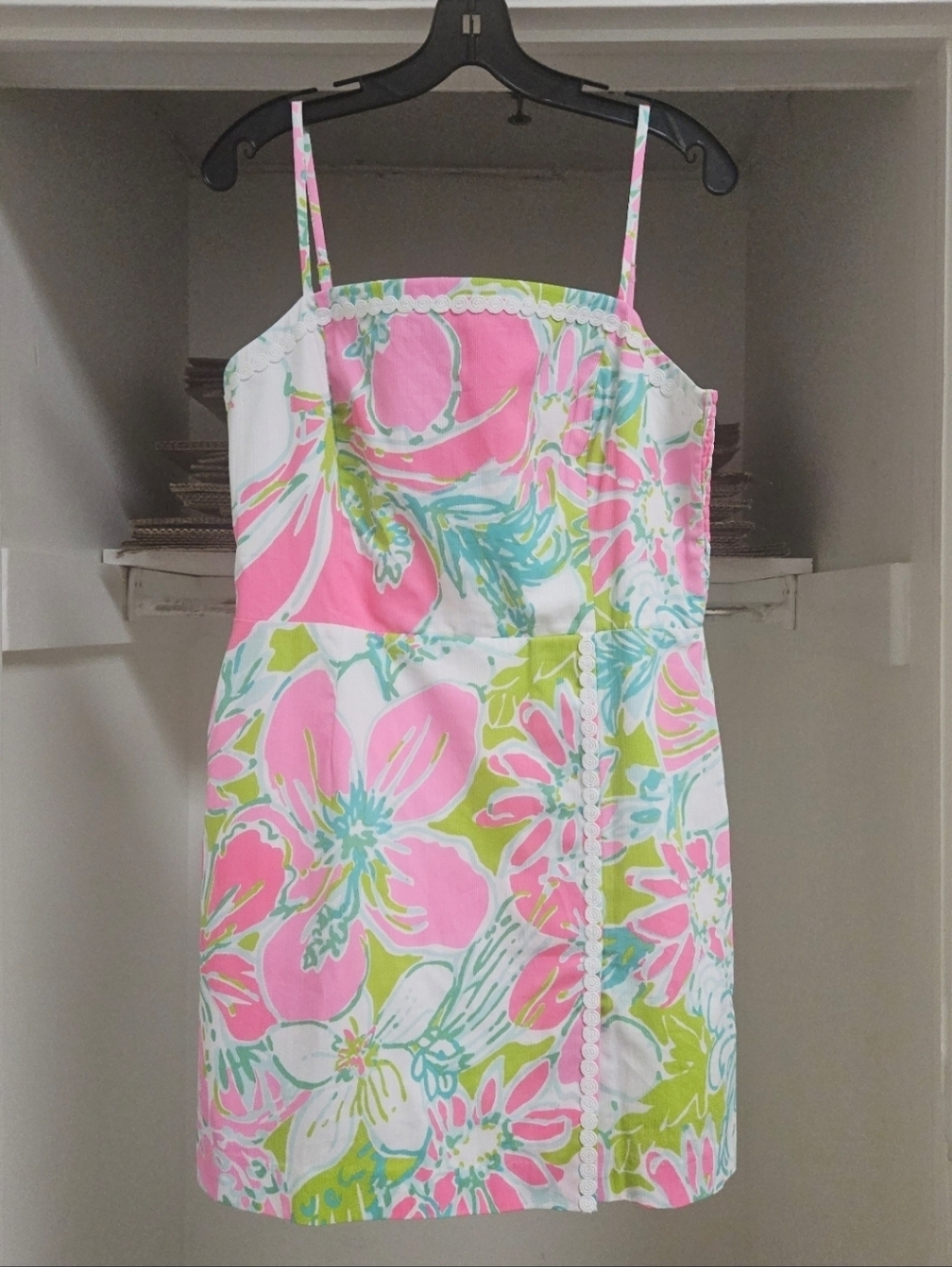 LILLY PULITZER JESSE SKORT ROMPER FLAMINGO PINK 10 - Picture 2 of 6